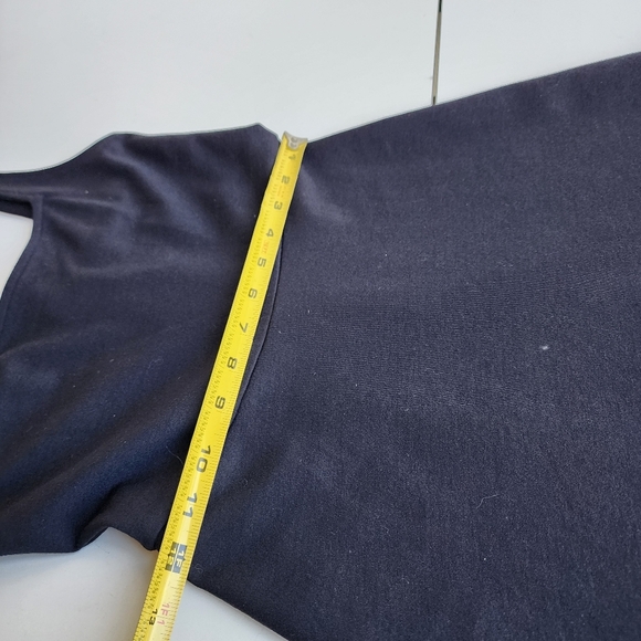 NWT Forever 21 Stretch Knee Length Sleeveless Jersey Knit Black Dress S - Picture 9 of 13